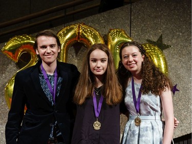 Cappies nominees from participating high schools arrive on the Red Carpet, prior to the start of the annual Cappies Gala awards, held at the National Arts Centre, on June 09, 2019, in Ottawa, Ont.