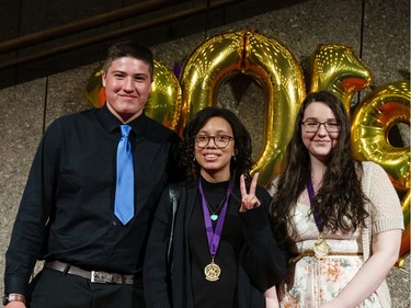 Cappies nominees from participating high schools arrive on the Red Carpet, prior to the start of the annual Cappies Gala awards, held at the National Arts Centre, on June 09, 2019, in Ottawa, Ont.