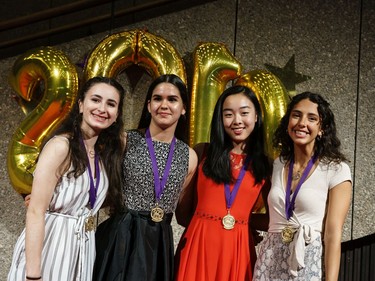 Cappies nominees from participating high schools arrive on the Red Carpet, prior to the start of the annual Cappies Gala awards, held at the National Arts Centre, on June 09, 2019, in Ottawa, Ont.