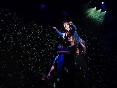 Students perform an excerpt from The Curious Incident of the Dog in the Night-Time, Almonte and District High School, during the annual Cappies Gala awards, held at the National Arts Centre, on June 09, 2019, in Ottawa, Ont.