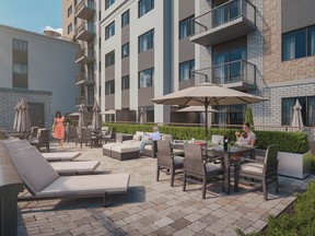 Lepine Apartments Ottawa terrace