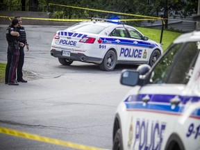 Ottawa police responded to shootings in the area of High Street and Carling Avenue on Saturday, June 22, 2019.