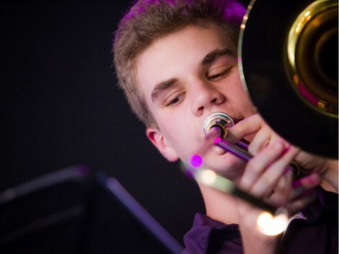 Longfields Grade 9/10 Jazz Band performed at Ottawa Jazz Festival Saturday June 22, 2019.   Ashley Fraser/Postmedia