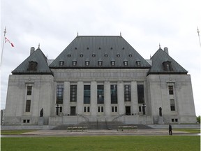 The Supreme Court of Canada building on Wellington Street.