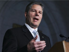 Conservative MP Mark Warawa speaks to the media at Parliament Hill in Ottawa April 17, 2013.