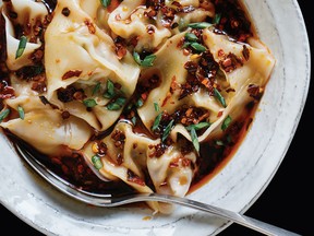 Sichuan Wontons (chao shou) from Red Hot Kitchen.