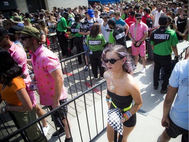 The Escapade Music Festival was held Saturday, June 22, 2019 at Lansdowne Park. Security checked each festival goer before they were allowed on site.   Ashley Fraser/Postmedia