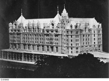 Model of Chateau Laurier Hotel, Otatwa.