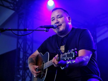 William Prince performs at Bluesfest in Ottawa on Sunday.