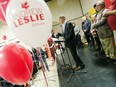 Then-Liberal candidate for Ottawa-Orléans, Andrew Leslie, speaks at his acclamation during a Liberal nomination meeting in December, 2015. A 'star' candidate, he went on to win the riding in the 2015 election.