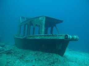 Morrison's Quarry near Wakefield, Que., is used by SCUBA divers and is home to various sunken objects.