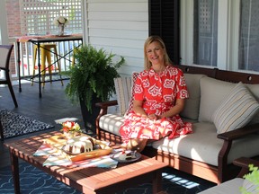 Anna Olson’s favourite place in her home is her wrap-around porch.