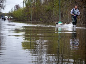 Yann Jodoin heads to his rental property on Boulevard Hurtubise in Gatineau in 2017. After this year's floods, he's hoping for a provincial buyout.