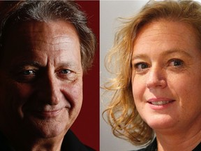 Eugene Melnyk and Lisa MacLeod