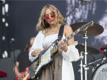 Lennon Stella on the City Stage as day 5 of the RBC Bluesfest takes place on the grounds of the Canadian War Museum.