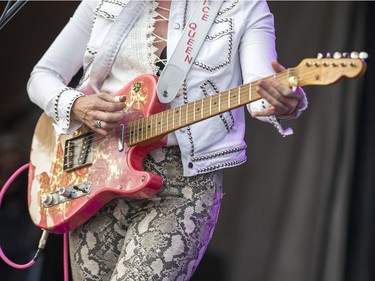 Sue Foley on the Videotron Stage as day 5 of the RBC Bluesfest takes place on the grounds of the Canadian War Museum.