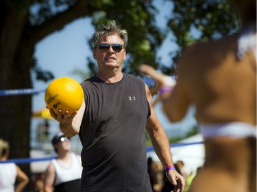 HOPE Volleyball SummerFest took place Saturday, July 13, 2019, at Mooney's Bay Beach. Paul Johnston, a retired superintendent with the Ottawa Police Service took part in the festival Saturday.