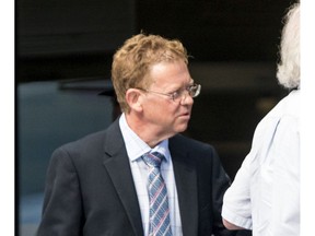 Chris Jones leaves the Ottawa courthouse on Monday afternoon.