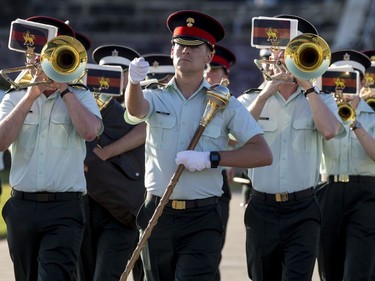 The Ceremonial Guard proudly presents Fortissimo, a military and musical spectacular on the lawns of Parliament Hill nightly from July 18 to 20 at 7 p.m.  A full dress rehearsal was held on Wednesday.