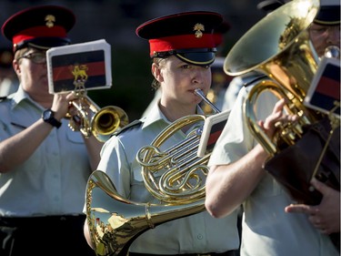 The Ceremonial Guard proudly presents Fortissimo, a military and musical spectacular on the lawns of Parliament Hill nightly from July 18 to 20 at 7 p.m.  A full dress rehearsal was held on Wednesday.