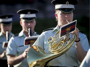 The Ceremonial Guard proudly presents Fortissimo, a military and musical spectacular on the lawns of Parliament Hill nightly from July 18 to 20 at 7 p.m.  A full dress rehearsal was held on Wednesday.