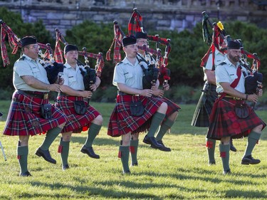 The Ceremonial Guard proudly presents Fortissimo, a military and musical spectacular on the lawns of Parliament Hill nightly from July 18 to 20 at 7 p.m.  A full dress rehearsal was held on Wednesday.