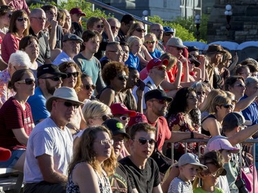 The Ceremonial Guard proudly presents Fortissimo, a military and musical spectacular on the lawns of Parliament Hill nightly from July 18 to 20 at 7 p.m.  Crowds watch a full dress rehearsal was held on Wednesday.