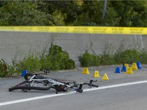 Cyclist dead after collision with car on westbound 174 onramp off of Jeanne D'Arc. July 23, 2019.