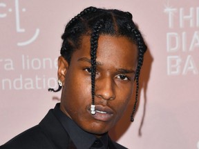 In this file photo taken on September 13, 2018, ASAP Rocky attends Rihanna's 4th Annual Diamond Ball at Cipriani Wall Street in New York City.