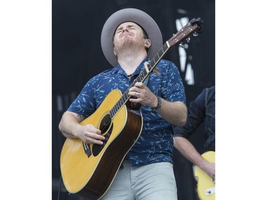 Gone West member Jason Reeves performing on the city stage following a severe thunderstorm that blew through Ottawa on day 7 of RBC Bluesfest. Photo by Wayne Cuddington/ Postmedia