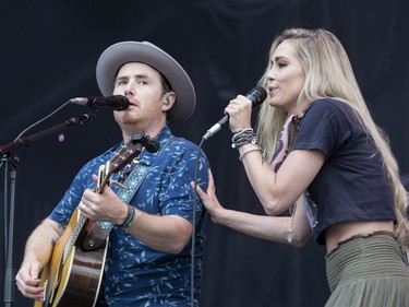 Gone West performing on the city stage following a severe thunderstorm that blew through Ottawa on day 7 of RBC Bluesfest. Photo by Wayne Cuddington/ Postmedia