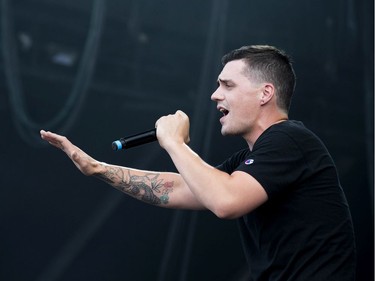 Dylan Jones is a hip-hop artist who grew up in the Sahtu community of Fort Good Hopen and performs under the stage name of Crook The Kid. He took to the city stage on day 6 of RBC Bluesfest. Photo by Wayne Cuddington/ Postmedia