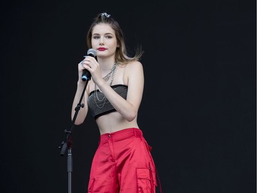 Ellie Gadzos on the city stage on day 6 of RBC Bluesfest. Photo by Wayne Cuddington/ Postmedia