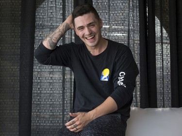 Dylan Jones is a hip-hop artist who grew up in the Sahtu community of Fort Good Hopen and performs under the stage name of Crook The Kid. He took to the city stage on day 6 of RBC Bluesfest. Photo by Wayne Cuddington/ Postmedia