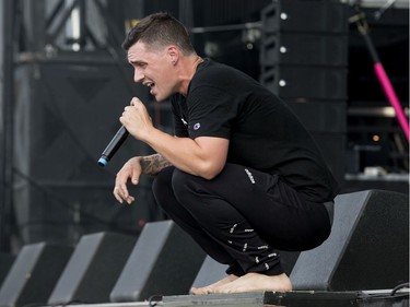 Dylan Jones is a hip-hop artist who grew up in the Sahtu community of Fort Good Hopen and performs under the stage name of Crook The Kid. He took to the city stage on day 6 of RBC Bluesfest. Photo by Wayne Cuddington/ Postmedia