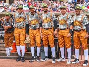 The Wisconsin Timber Rattlers transformed into the Brats on June 9, wearing lederhosen and suspenders.