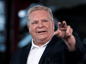 Ontario premier Doug Ford