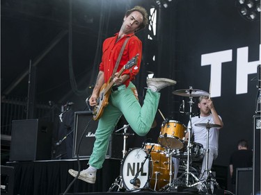 Ross Miller of The Dirty Nil on the City Stage as day 8 of RBC Bluesfest takes place on the grounds on the Canadian War Museum in Ottawa. Photo by Wayne Cuddington/ Postmedia