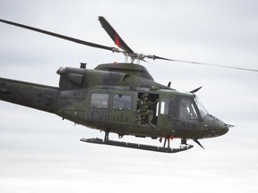 A Canadian Armed Forces CH-146 Griffon helicopter