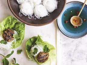 Curry-Scented Grilled Beef Lettuce Wraps from Vietnamese Food Any Day.