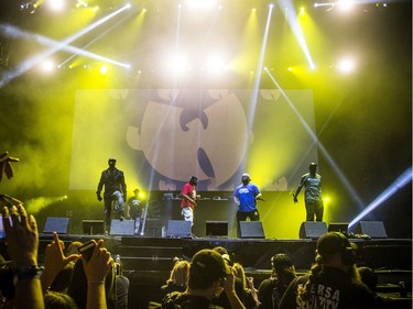 Wu-Tang hit the City Stage after a delay due to weather at Bluesfest, Saturday, July 13, 2019.