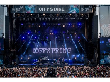 The Offspring play on the Bluesfest City Stage on Friday, July 12, 2019. Sean Sisk photo