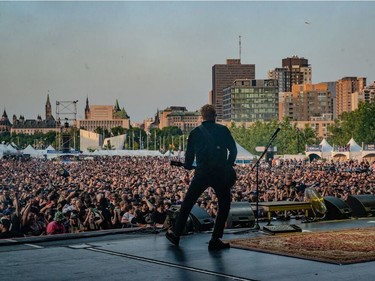 The Offspring play on the Bluesfest City Stage on Friday, July 12, 2019. Sean Sisk photo