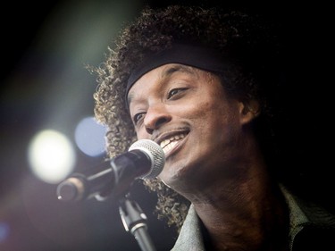 K'Naan performs on the City Stage during Bluesfest, Saturday, July 13, 2019.