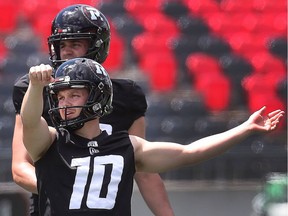 Ottawa Redblacks kicker Lewis Ward has 57 straight regular-season field goals without a miss.