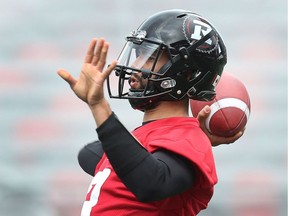 Jonathon Jennings during Ottawa RedBlack training camp at TD Place in Ottawa Monday, May 20, 2019.