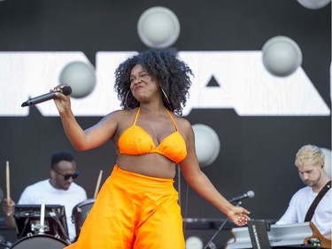 Nao takes to the City Stage as the 25th anniversary edition of RBC Bluesfest gets underway on the grounds of the Canadian War Museum in Lebreton Flats. Photo by Wayne Cuddington/ Postmedia