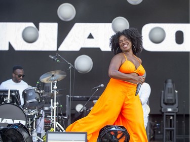 Nao takes to the City Stage as the 25th anniversary edition of RBC Bluesfest gets underway on the grounds of the Canadian War Museum in Lebreton Flats. Photo by Wayne Cuddington/ Postmedia