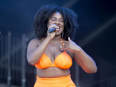 Nao takes to the City Stage as the 25th anniversary edition of RBC Bluesfest gets underway on the grounds of the Canadian War Museum in Lebreton Flats. Photo by Wayne Cuddington/ Postmedia