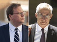 Dr. Michael Pollanen, Chief Forensic Pathologist for Ontario, left, and Dr. Dirk Huyer, Chief Coroner for Ontario, were the subjects of a complaint by the former medical director at the Hamilton forensic pathology unit.
